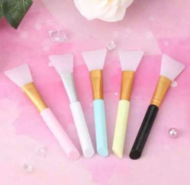 Kuas Masker Silikon/ Sikat Pembersih Komedo/Kuas Pembersih Wajah/Kuas Scrub Wajah 1PC KUAS SILIKON