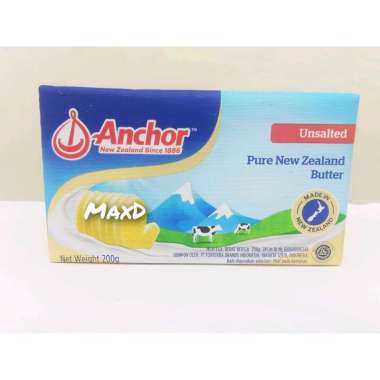 Anchor Unsalted Butter 200 gr 1 Pcs