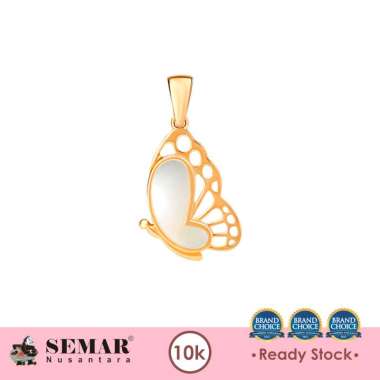 Liontin Emas Doriz Butterfly Gold 10K Semar Nusantara, White