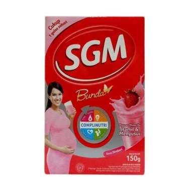 Promo Harga SGM Bunda Susu Ibu Hamil & Menyusui Stroberi 150 gr - Blibli