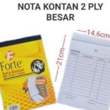 Buku Nota Kontan Besar 2 Ply NCR Forte