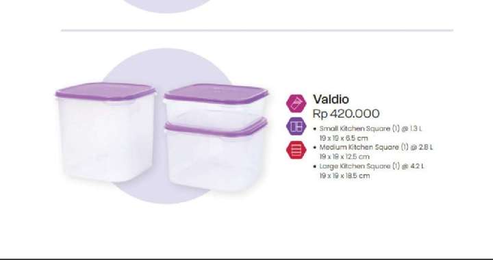 Valdio Kontainer Moorlife isi 3 / Paket Dapur / Promo kotak / Hamper