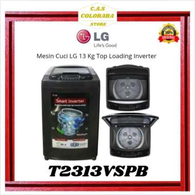 MESIN CUCI LG T2313VSPB MESIN CUCI TOP LOADING 13 KG INVERTER T2313 2313VSPB MESIN CUCI 13 KG