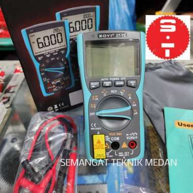 DIGITAL MULTIMETER MULTITESTER AVOMETER TRUE RMS ZOYI ZOTEK ZT-Y2