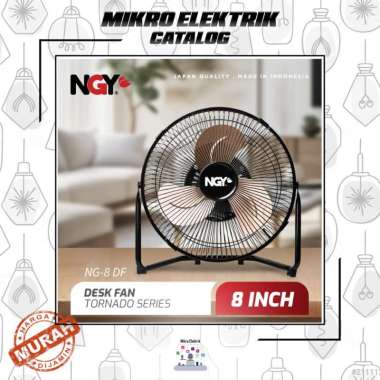 Tornado Desk Fan / Kipas Angin Meja Lantai Besi 8 inch NAGOYA