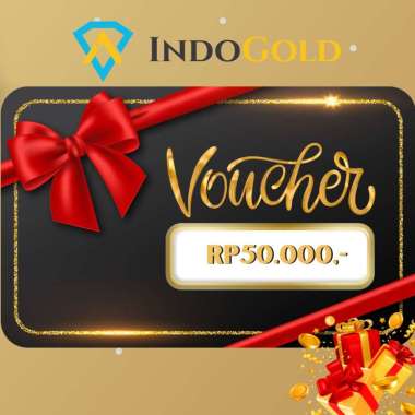 Voucher Indogold Emas Digital Rp50.000