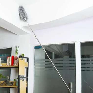 Kemoceng Sulak Panjang 2,8 M Pembersih Sawang Laba Laba Debu Sapu Atap