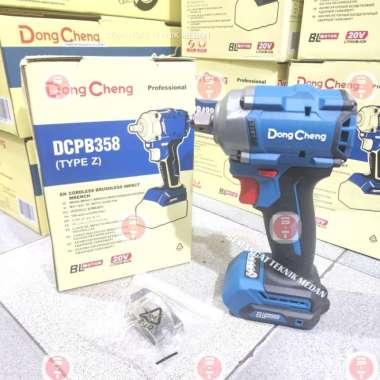 DCPB358 Z CORDLESS BATERAI BUKA RODA IMPACT WRENCH 1/2" 20V DONGCHENG