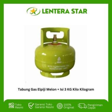 Tabung Gas Elpiji Melon 3KG + ISI (3 KG Kilo Kilogram) Pertamina