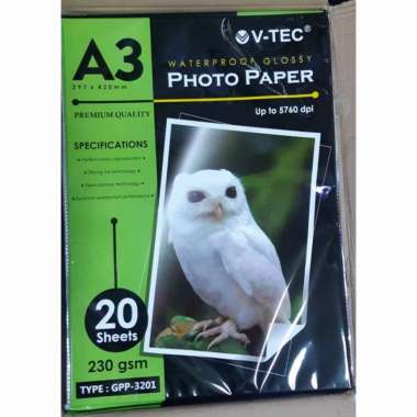 Glossy Photo Paper / Kertas Foto Glossy 230 gr A3