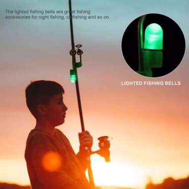 Lampu Fosfor Elektrik Led Pelampung Mancing Indikator Pancing Pendeteksi Alarm Sinyal Memancing Ikan