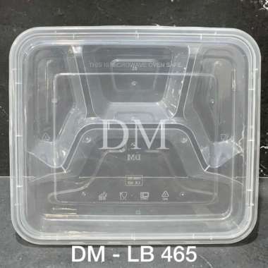 thinwall bento plastik sekat 3 sekat 4 isi 25pcs/pak sekat 4