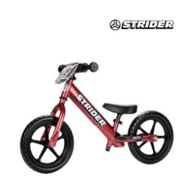 STRIDER - Balance Bike 12 Pro Metalic Maroon - Limited Edition Color Sepeda Keseimbangan