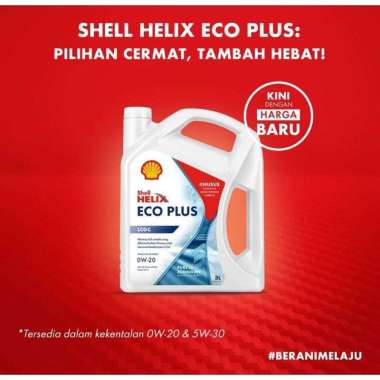 Oli Shell Helix ECO SAE 0W-20 LCGC Galon (3 Liter) Original