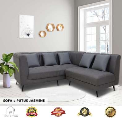 SOFA L PUTUS/SOFA SUDUT SALUR JASMINE