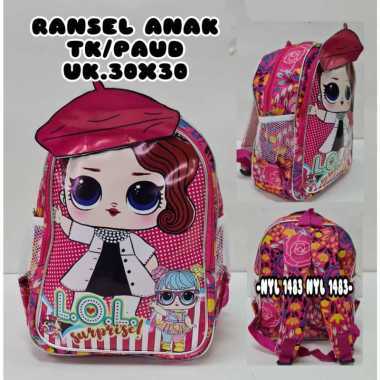 Tas Anak Perempuan ,Tas sekolah anak Tas anak Karakter lol Little Pony Frozen , Hellokitty Lol Topi