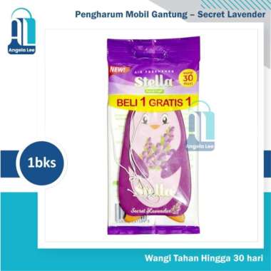 Stella Fun n Fresh Pengharum Parfum Pewangi Mobil Gantung pinguin lucu Happy Day