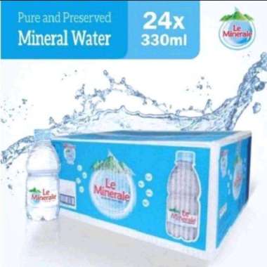 LE MINERALE 330 ML DUS / LE MINERALE 330 ML ISI 24 PCS / AIR MINERAL LE MINERALE 330 ML