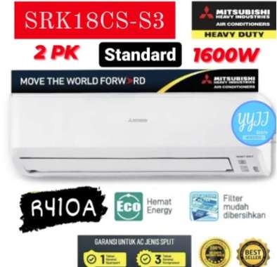 AC MITSUBISHI Heavy Industries 2PK SRK18CS-S3 SRK18CS Mitsubishi Heavy Duty AC Unit Only