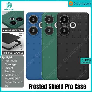 Case Xiaomi Poco F6 / Redmi Turbo 3 (5G) NILLKIN Frosted Pro Hybrid Casing Blue