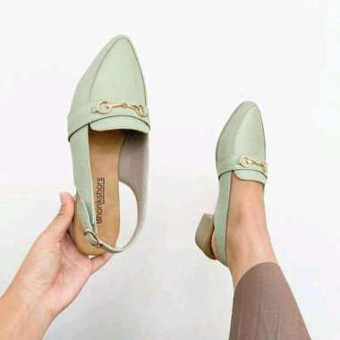 Sepatu kulit Garut Bahan Premium By Aqila Fashion 40 Mint