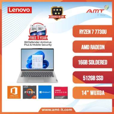 Lenovo IdeaPad Slim 5 14ABR8 Ryzen 7 7730U 16GB 512GB SSD W11 OHS