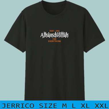 Kaos Kata-Kata Islami | kaos pria dewasa motif islami | Kaos Muslim cowok -cewek | Kaos Dakwah Hitam