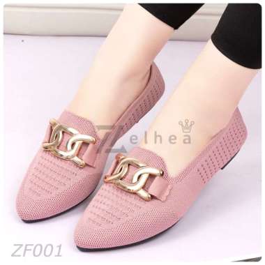 VERISH Flatshoes Sepatu Premium Wanita ZF001 36 Pink