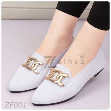 VERISH Flatshoes Sepatu Premium Wanita ZF001 36 Putih