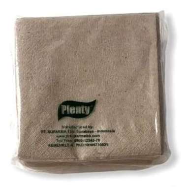 Tissue plenty brown cocktail napkin 100 sheets