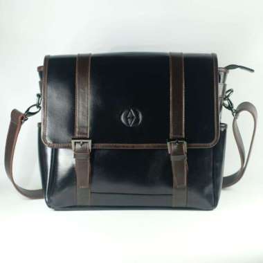 Sendy Leather THE MESSENGER Kulit Postman Sling Bag Tas Selempang Pria Kulit Asli Terbaru Tidak Meng