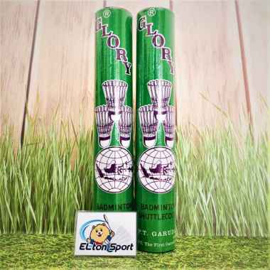 (1 Slop) GARUDA GLORY HIJAU Shuttlecock Kok Bola Badminton Bulutangkis - ELton Sport