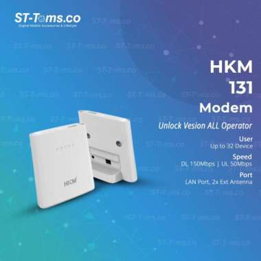 HKM 131 CPE Cat 4 Modem Wifi Unlock Version All Operator 4G LTE