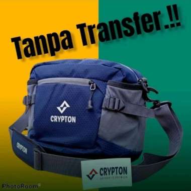 Tas Selempang Pria Sling Bag Camera CRYPTON - Hitam Biru