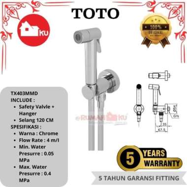 Jet Shower TOTO TX403MMD Chrome / JET SHOWER TOILET