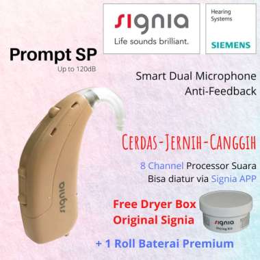 Alat Bantu Dengar Siemens Signia Prompt SP BTE 120dB 8 Channel