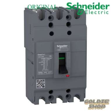 GOLD SCHNEIDER ORIGINAL MCCB EZC100N 3P/3T 80A 15kA 0724 MCCB