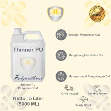 Thinner PU 5 Liter/ Thinner Polyurethane 5 Liter/ Tiner PU 5 Liter/ Tiner PU 5 Liter/ Tener PU 5 Lit