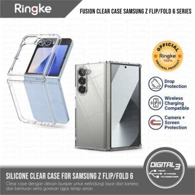 Ringke Fusion Clear Case Samsung Galaxy Z Fold 6 / Z Flip 6 Casing Bumper Slim Z Flip 6
