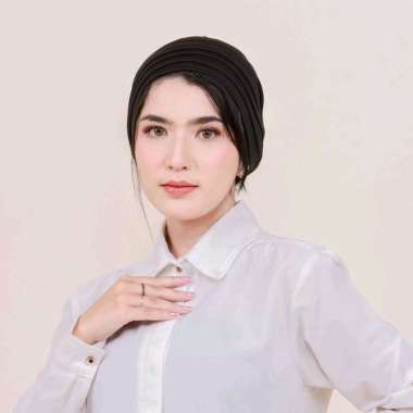 PUSSAT Belva Turban Jersey Korea Premium Kupluk Wanita Muslim Turban Instan Kekinian Turban Olahraga