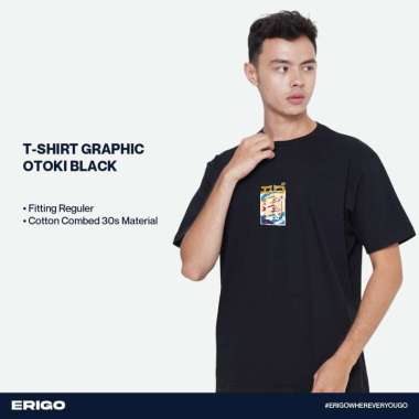 Erigo T-Shirt Graphic Otoki Black XXL