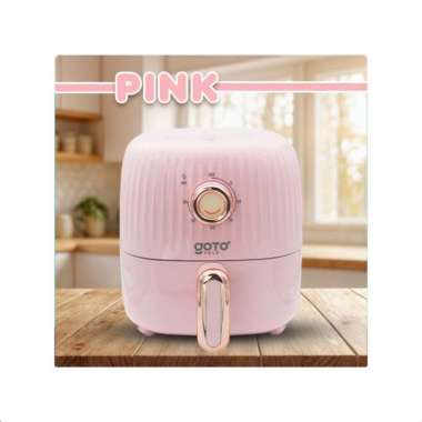 Goto Yale Air Fryer Low Watt 1.5 L Mesin Penggorengan Tanpa Minyak PINK