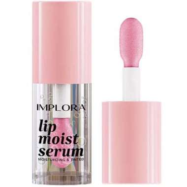 Implora Lip Moist Serum & Implora Lip Moist Essence -Memberikan warna bibir tampak pink natural Lip 