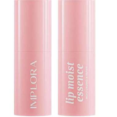 Implora Lip Moist Serum & Implora Lip Moist Essence -Memberikan warna bibir tampak pink natural Lip 