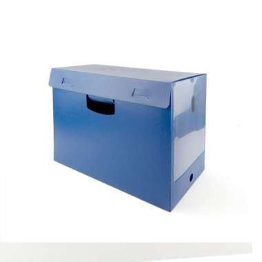 Kardus Arsip Plastik Box Dus File Kotak Archive Box Hitam Daiichi Regal blue