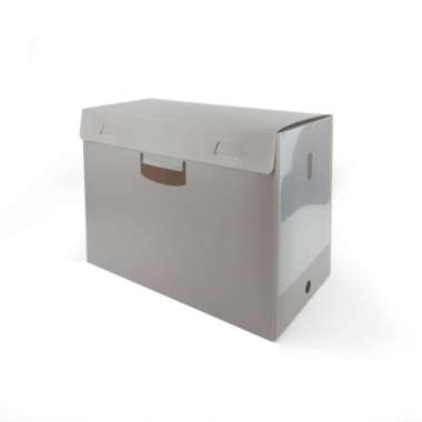 Kardus Arsip Plastik Box Dus File Kotak Archive Box Hitam Daiichi Warm Grey