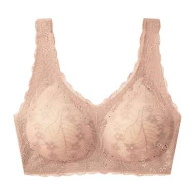 YouHave ( You’ve ) BH Seamless Sport Bra Seamless Rompi Renda Motif Bunga Brukat Lace Bralette Wanit