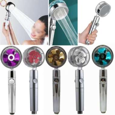 Kepala Jet Shower 300 Lubang Turbo Hand Head Shower Turbo Baling