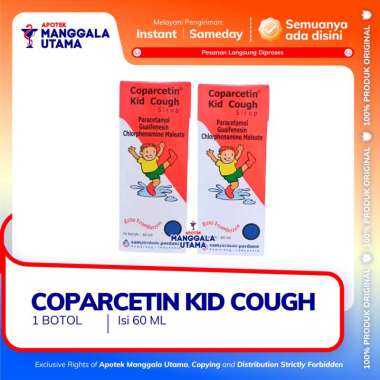 COPARCETIN KIDS COUGH SIRUP 60 ML