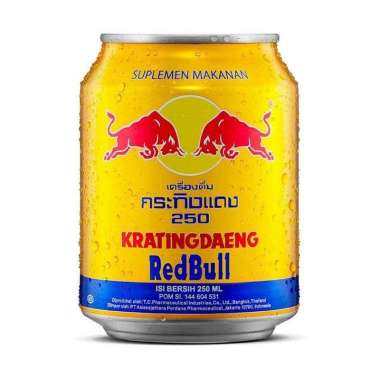 Kratingdaeng Redbull Minuman Energy [250 mL/ Kemasan Can]